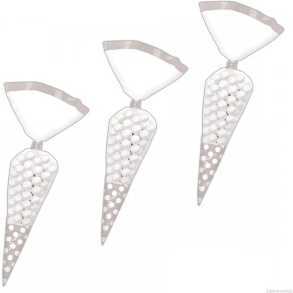 Amscan Polka Dot Cone Party Bags (Pack of 10)