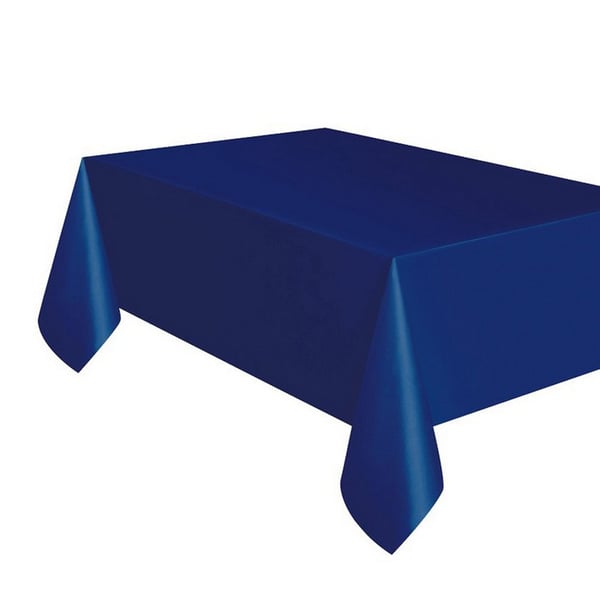 Unique Party Rectangular Plastic Solid Party Table Cover