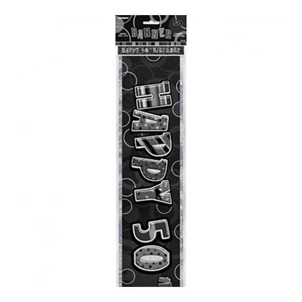 Unique Party Happy 50th Birthday Banner