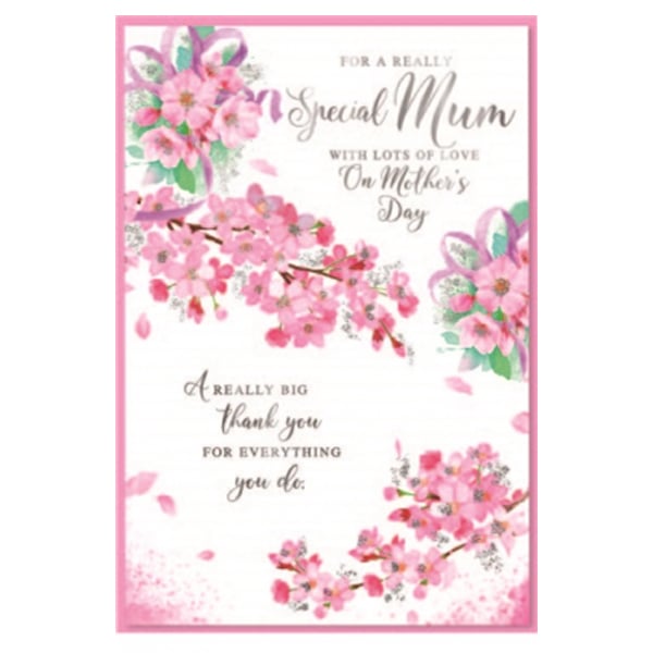Simon Elvin With Lots Of Love Mothers Day Greetings Card (Pack of 6)