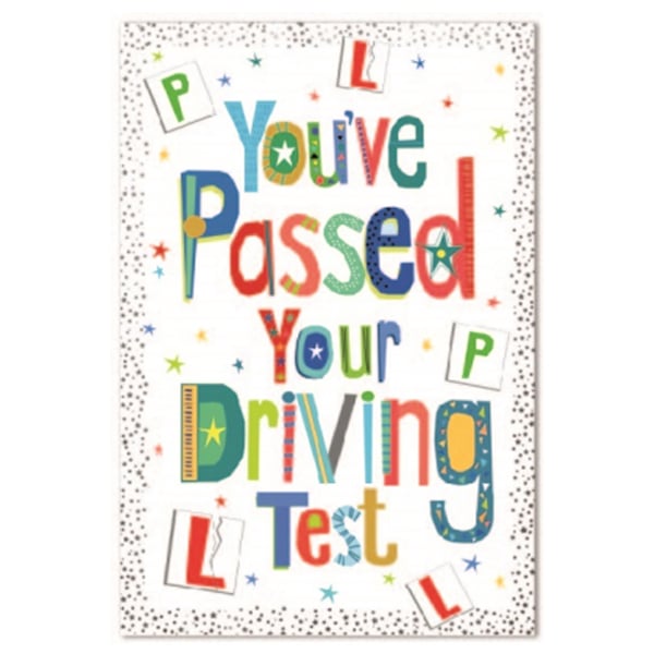 Simon Elvin You Have Passed Your Driving Test Greetings Card (Pack of 6)