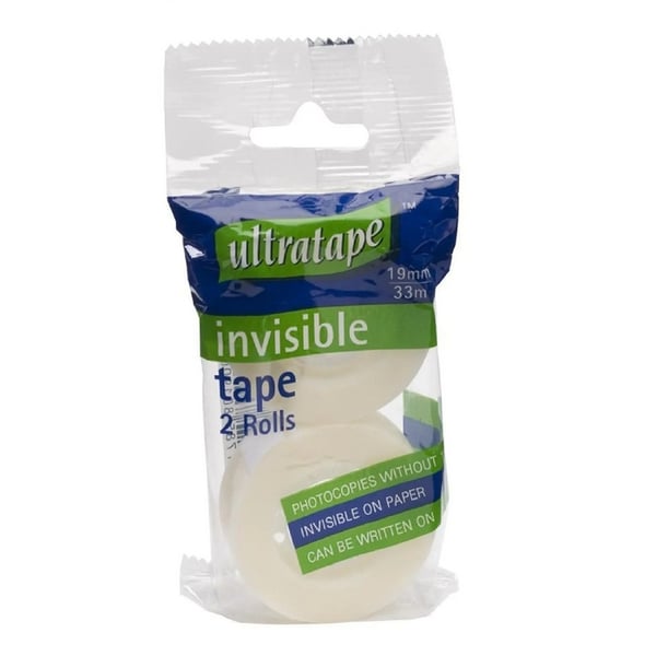 Ultratape-rullateippi, kirkas (2 kpl:n pakkaus)