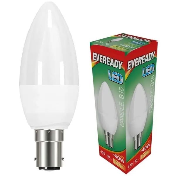 Eveready B15 LED-pære til stearinlys