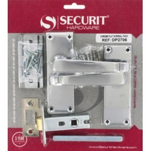 Securit Chrome Flat Internal Pack