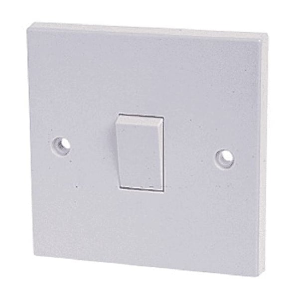 Dencon 10A 1 Gang 1 Way Light Switch