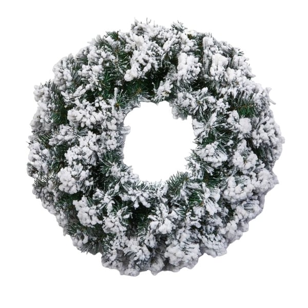 Premier Woodcote Flocked Wreath