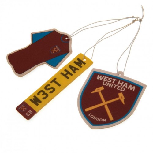 West Ham United FC Luftfriskere (pakke med 3)