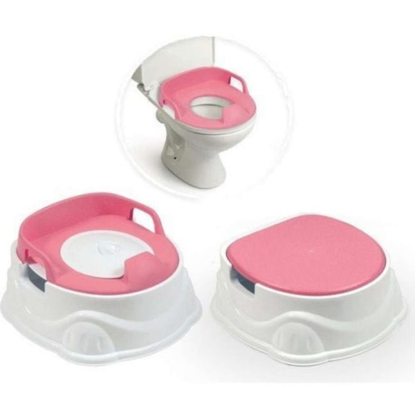 Dolu-potta-WC-istuimen suojus, askelma 3in1