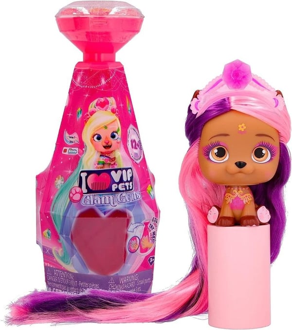 Jag älskar VIP Pets Mini S4 Glam Gem långhårig hund