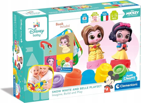 Clementoni Clemmy pehmeät kumipalikat Disney Prinsessat