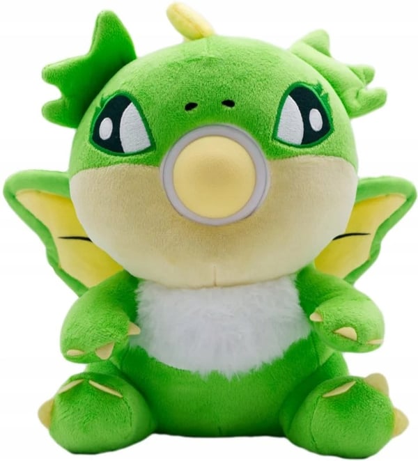 Popiki Dragons XXL Maxi plush-maskot med bold-spil, grøn drage