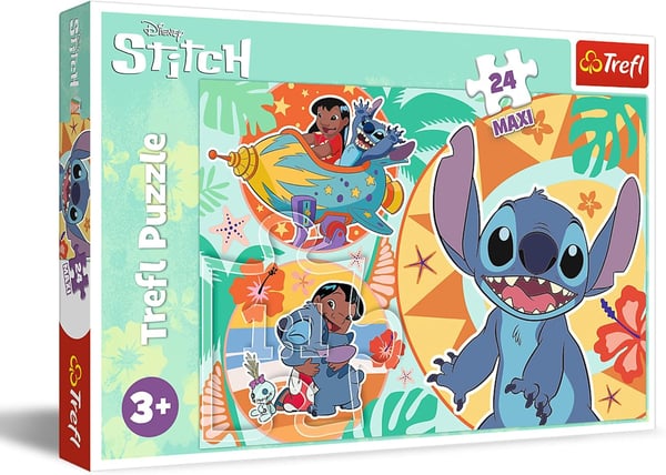 Trefl Glad dag Lilo och Stitch pussel 24 bitar