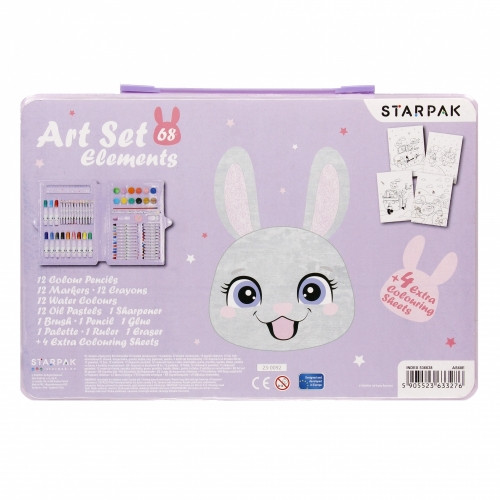 Starpak 68-delat kaninkonstset