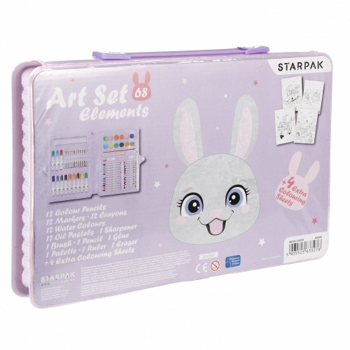 Starpak 68-delat kaninkonstset