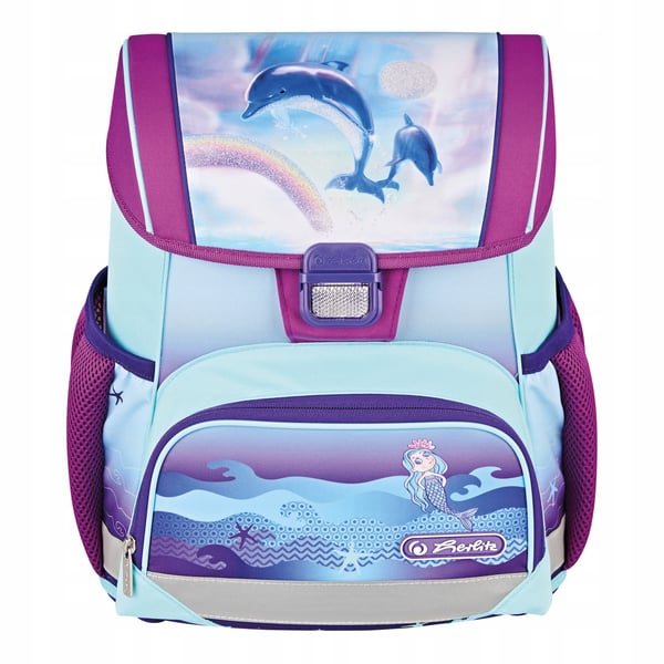 Herlitz Loop Ocean in Heaven delfin skoletaske til 6-9 år