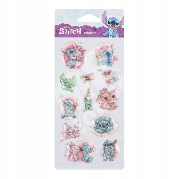 Itseliimautuvat tarrat, kuperat pehmolelut, ponnahdusikkunat Disney Stitch Coolpack