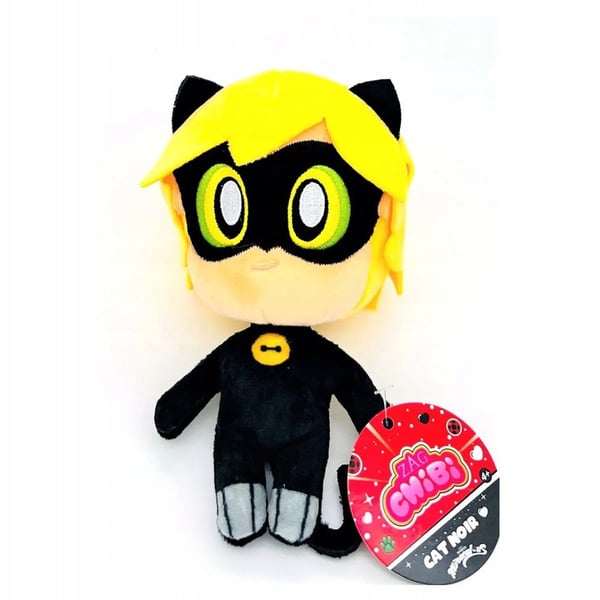 Miraculous nyckelpiga og kat Noir Playmates Chibi-maskot