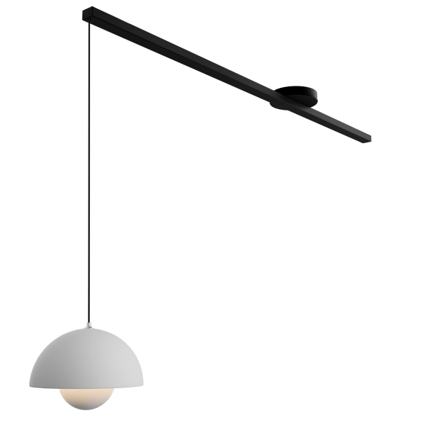 Lightswing® Single - Mat sort 110 cm - Til én pendellampe Lightswing® Single - Mat sort 110 cm - Til én pendellampe