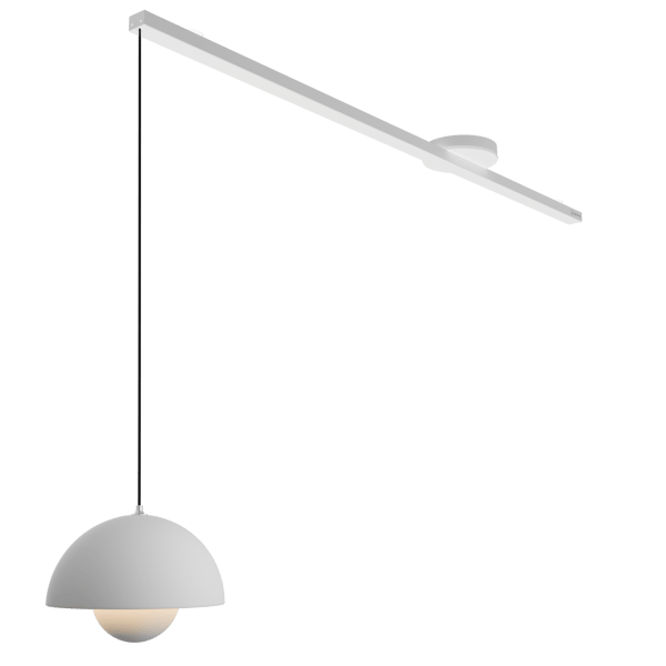 Lightswing® Single - Mat hvid 110 cm - Til én pendellampe Lightswing® Single - Mat hvid 110 cm - Til én pendellampe