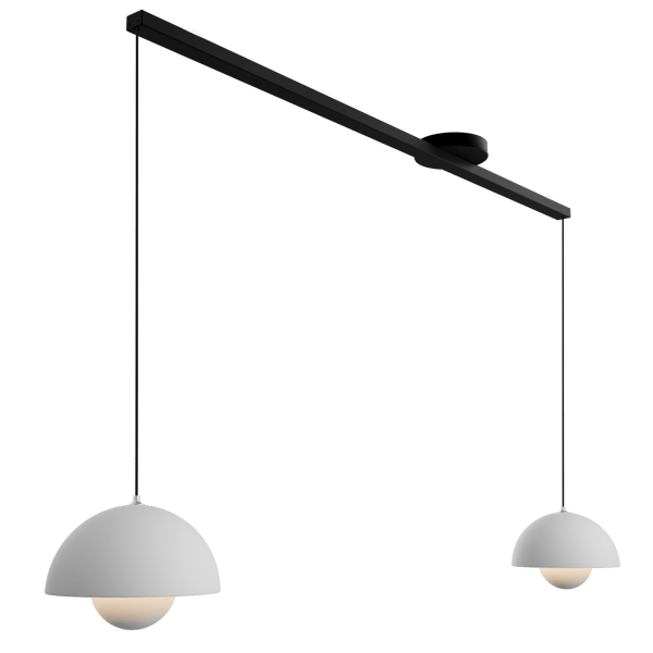 Lightswing® Twin - Mat sort 110 cm - Til én eller to pendellamper Lightswing® Twin - Mat sort 110 cm - Til én eller to pendellamper