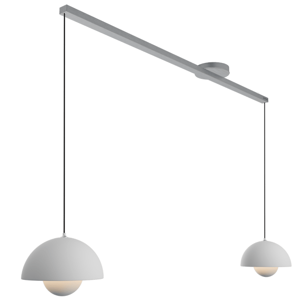 Lightswing® Twin - Rustfrit stål 110 cm - Til én eller to pendellamper