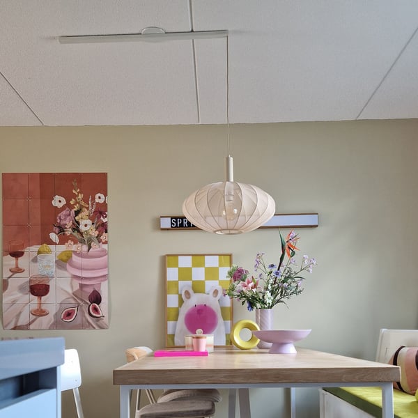 Lightswing® Single - Rustfrit stål 90 cm - Til én pendellampe