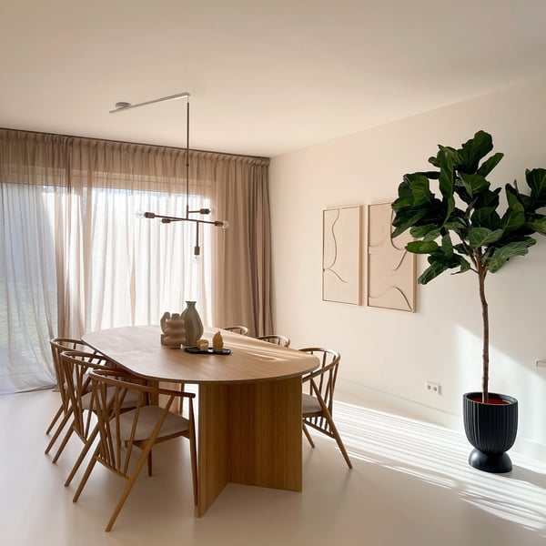 Lightswing® Single - Rustfrit stål 90 cm - Til én pendellampe