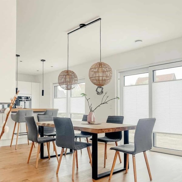 Lightswing® Twin - Mat hvid 90 cm - Til én eller to pendellamper