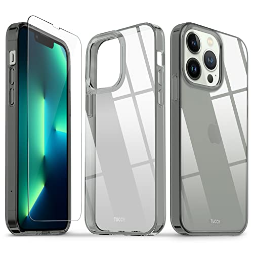 Skal och härdat glasset för Apple iPhone 13 Pro rökfärgad A2482