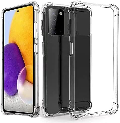 Silikone-etui til Samsung Galaxy A72 6,70" gennemsigtigt med forstærkede hjørner