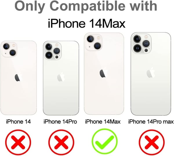 Gult fodral till iPhone 14 Max 6,7" med lås och rem