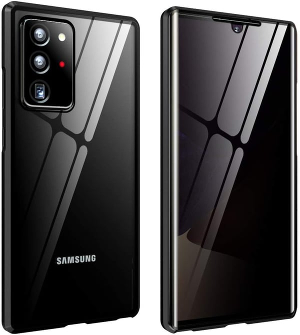 Cover til Samsung Galaxy S21+, gennemsigtig bagside, sølvfarvet bumperramme