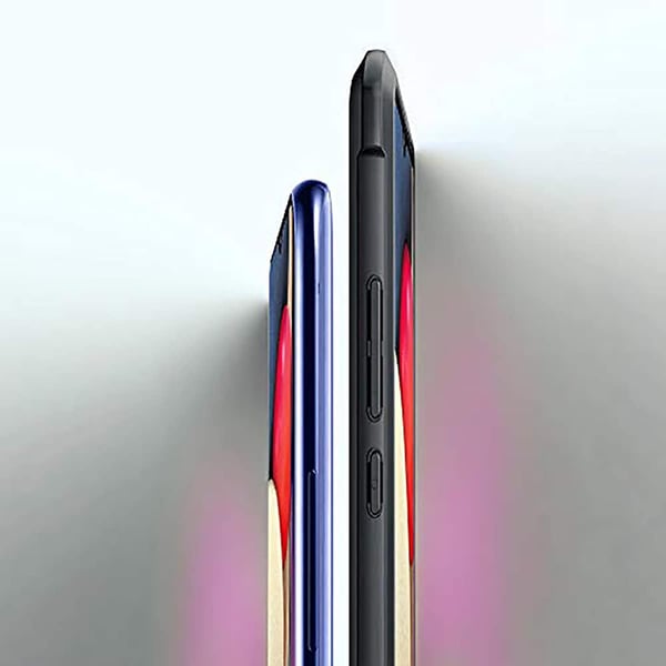 Etui til Samsung Galaxy A03s sort ramme + 2x hærdet glas
