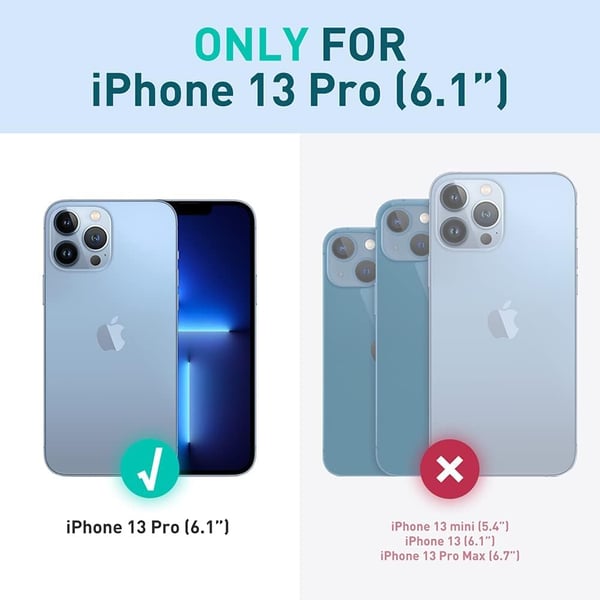 Apple iPhone 13 Pro 6,1-tums 2021-skal Lila Guld