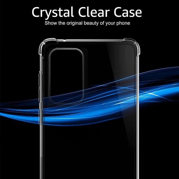 Silikone cover til Samsung Galaxy A73 5G, farveløs, gennemsigtig