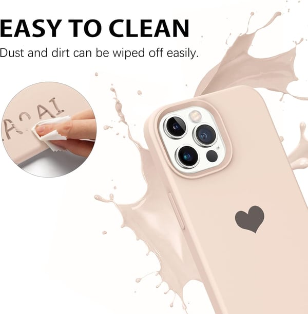 Skal till iPhone 12 Pro Max 6,7 tum i genomskinligt silikon