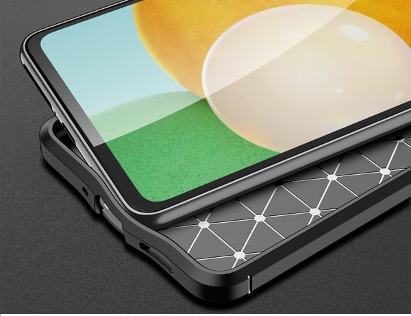 Silikone cover til Samsung Galaxy A73 5G eco læder marineblå