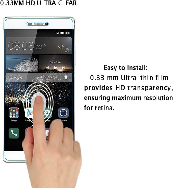 Hærdet glas til Huawei P8 GRA-L09 3 stk.