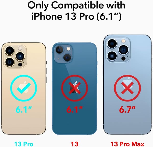 ESR Silikonskal till Apple iPhone 13 Pro, Klar, Förstärkt A2483