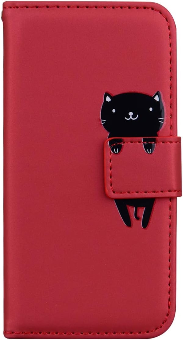 Rødt flip-cover til Samsung Galaxy A73 5G