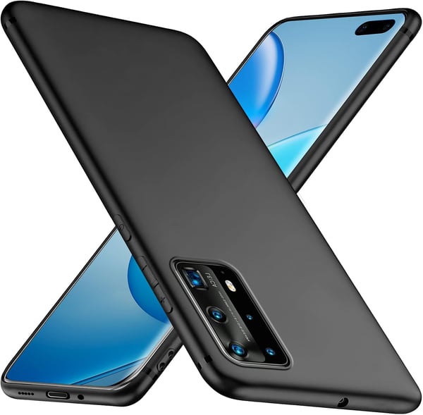 Silikonecover til Huawei P40 Pro, sort ELS-NX9 ELS-N04