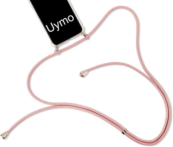 Transparent fodral för iPhone 13 Pro 6,1" rosa armband