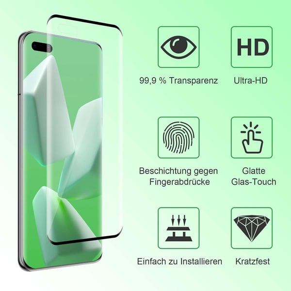 Hærdet glas til Huawei P40 Pro 5G Wsky 2 stk.