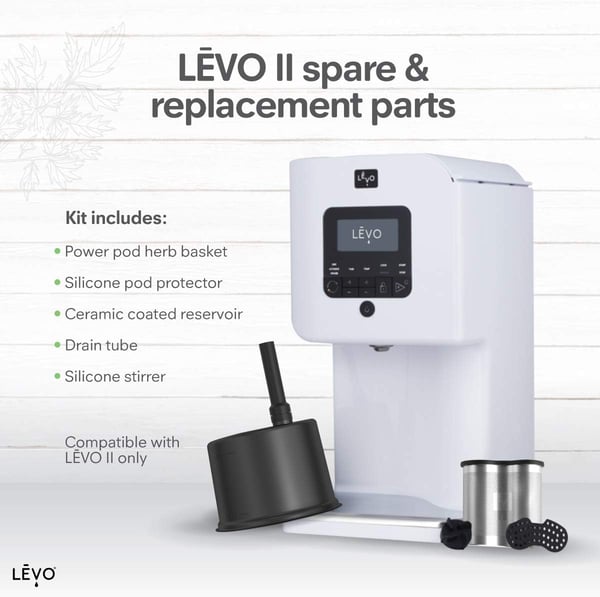 Reservedelssæt til LEVO II teinfuser, urtekurv og låg