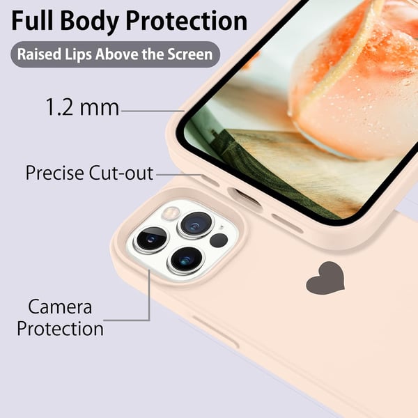 Skal till iPhone 12 Pro Max 6,7 tum i genomskinligt silikon
