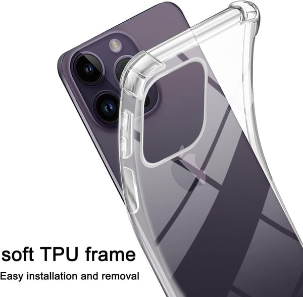 Fodral till iPhone 14 Pro Max 6,7'' glasskärmskydd med rem
