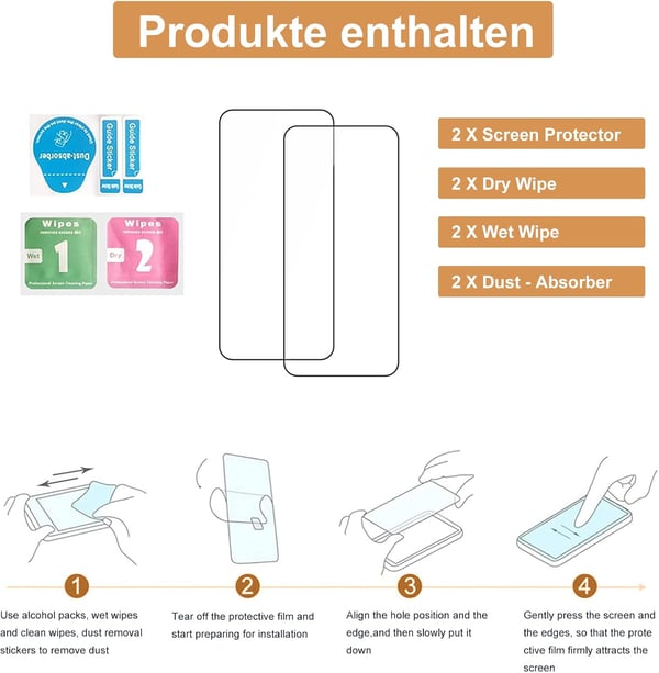 9H hærdet glas til Xiaomi 13 2 stk.