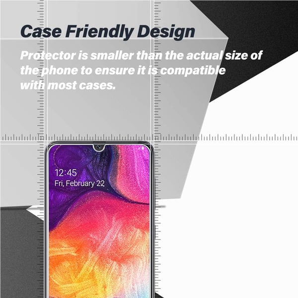 Karkaistu lasi Samsung Galaxy A50 9H:lle 2 kpl