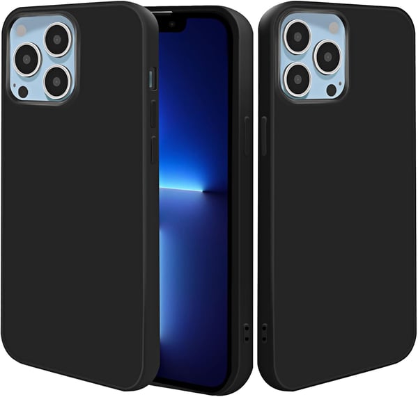 Silikonskal till Apple iPhone 13 Pro 6,1' svart