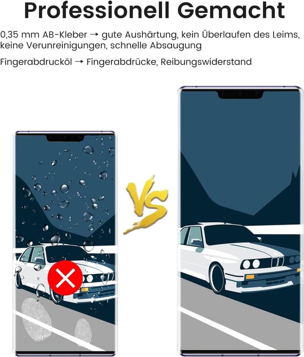 9H härdat glas för Huawei Mate 30 Pro 2 stycken